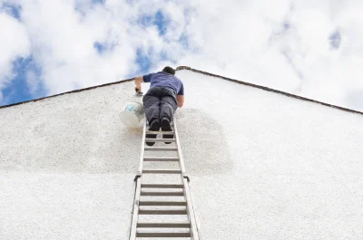 Peinture extérieure à la Collancelle — façades et ravalement